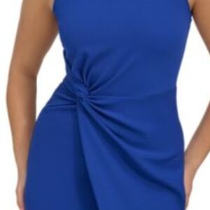 Siena Studio Royal Blue Knot Midi Dress